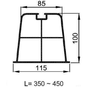 Base a Pavimento Mod Suelo Maxi dimensioni