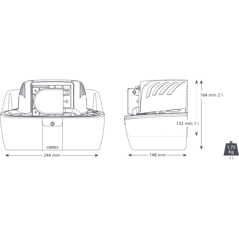 Pompa scarico condensa HI-LIFT 1Lt Montaggio