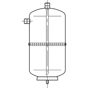 Ricevitori di liquido verticali