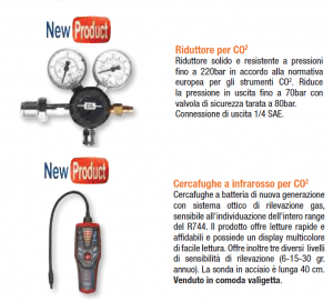 Attrezzatura per CO2