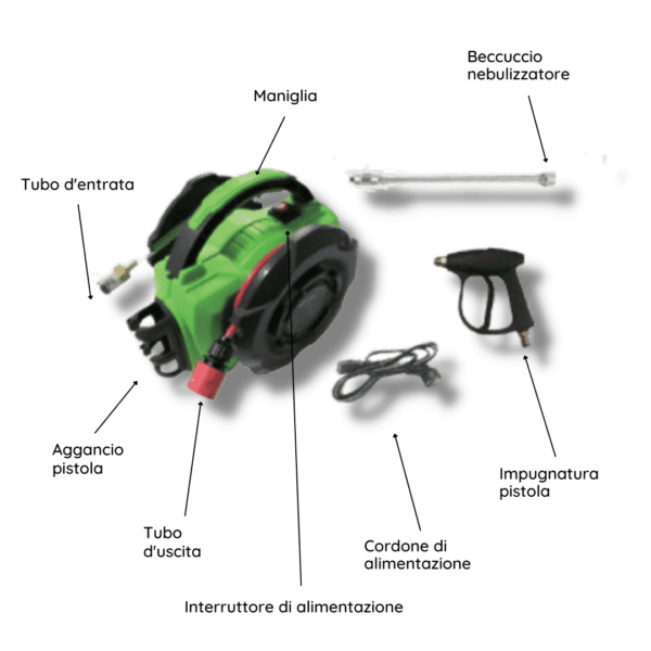 Idropulitrice Magic 4 LT con pistola - immagine 2
