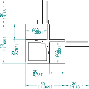 Angolare A30 25 dim