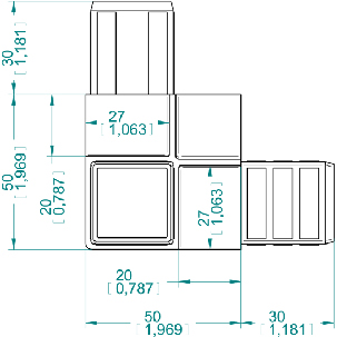 Angolare N30 25 dim