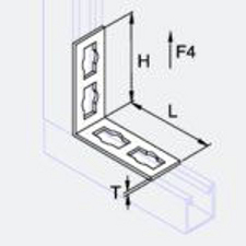 Angolare a 90 QFFA dimensioni
