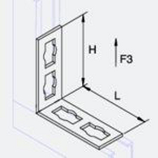 Angolare a 90 QLFFA dimensioni