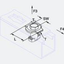 Bullone Montifix S dimensioni