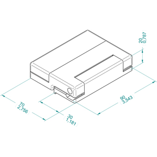 Cerniera N90x70 dim