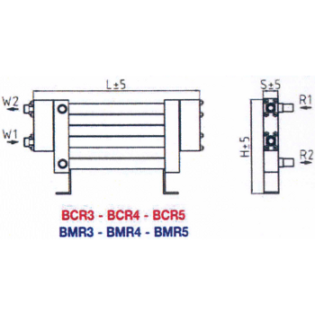 Condensatore BCR3 - BCR5 BMR3 - BMR5