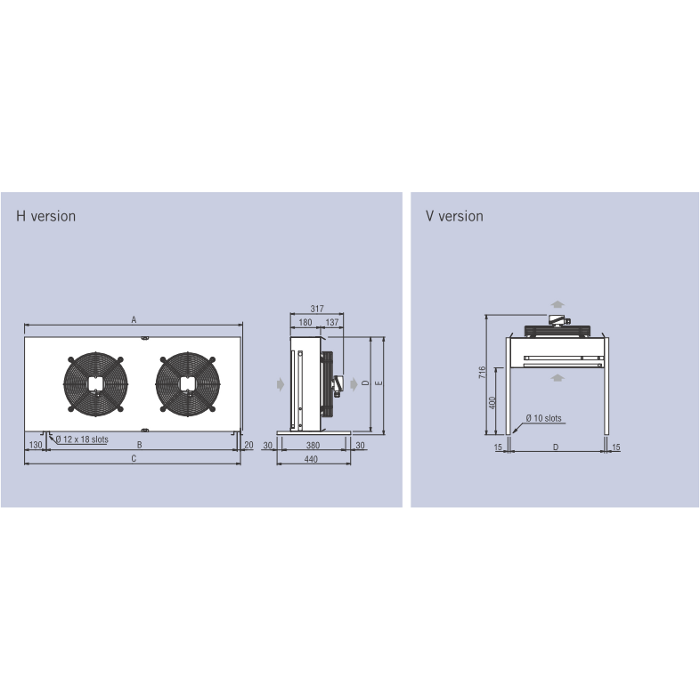 TKE 350 da 1 a 3 motoventilatori