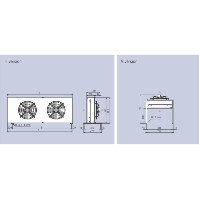 TKE 450 da 1 a 3 motoventilatori