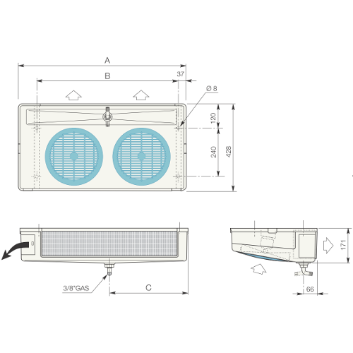 Aerovaporatore SHS im01