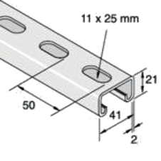 Profilo P3300TV dimensioni